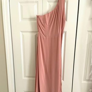 Reformation Evelyn Dress in Blush